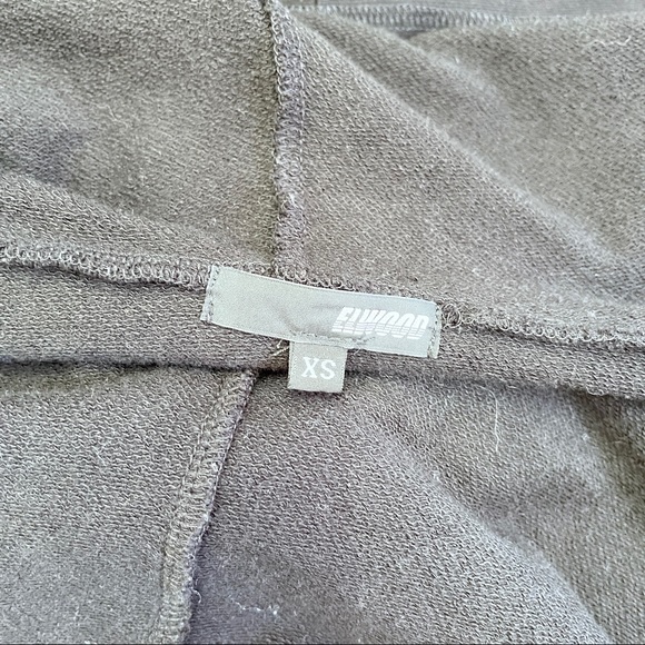 3/$20☀ Elwood Open Front Hooded Black Sweatshirt Jacket - Picture 7 of 8